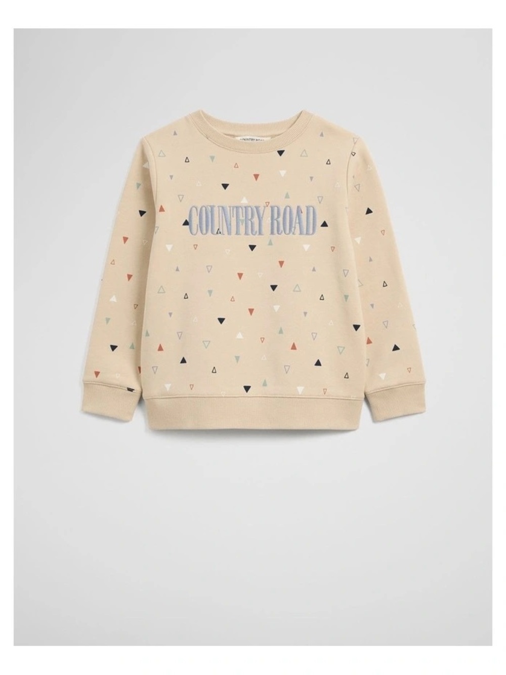 COUNTRY ROAD | Australian Cotton Heritage Sweat in Stone Arrow